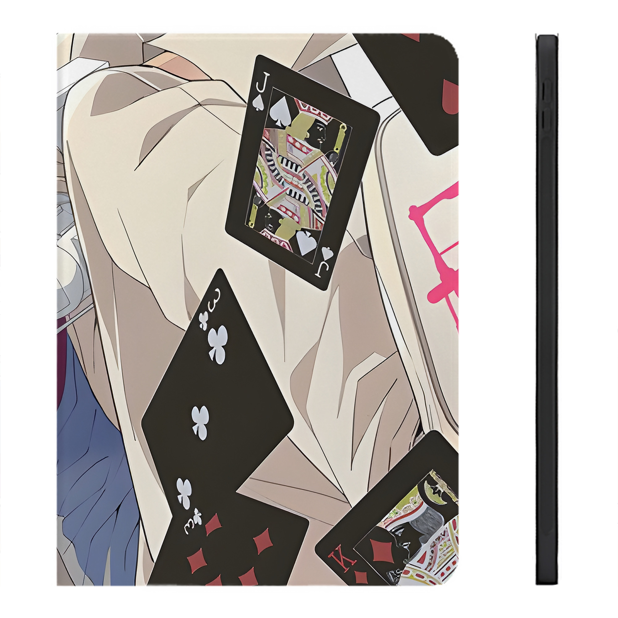 （画像用） 名探偵コナン Detective Conan IPadケース ペンホルダー付き ブックスタイルデザイン